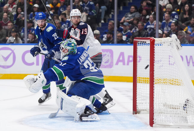 Blue Jackets Canucks Hockey