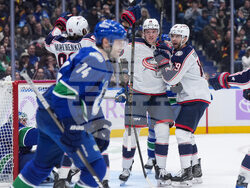 Blue Jackets Canucks Hockey