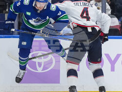 Blue Jackets Canucks Hockey