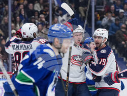 Blue Jackets Canucks Hockey