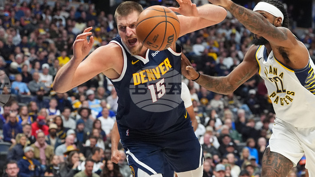 Никола Йокич направи шестия си трипъл-дабъл за сезона при успеха на Денвър над Индиана в НБА