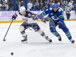 Blue Jackets Canucks Hockey