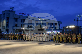 Пловдив - Трети март - тържествена заря-проверка