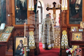 Добрич - храм „Св. Климент Охридски”- неделна служба