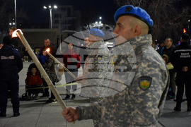 Пловдив - Трети март - тържествена заря-проверка