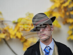 France Louvre Fedora Man