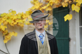 France Louvre Fedora Man