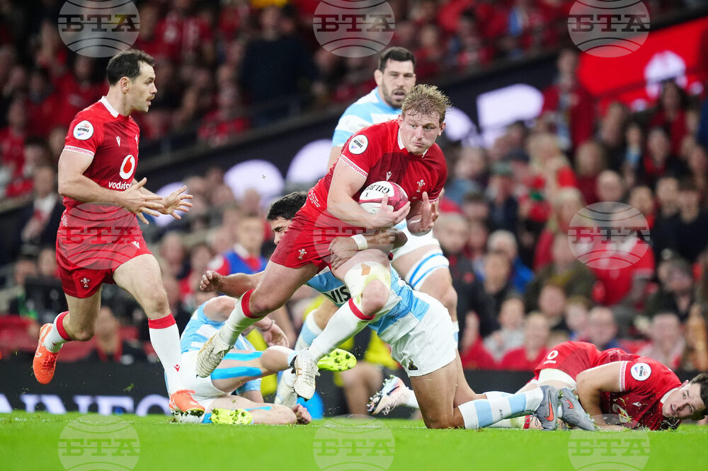 Britain Rugby Wales Argentina