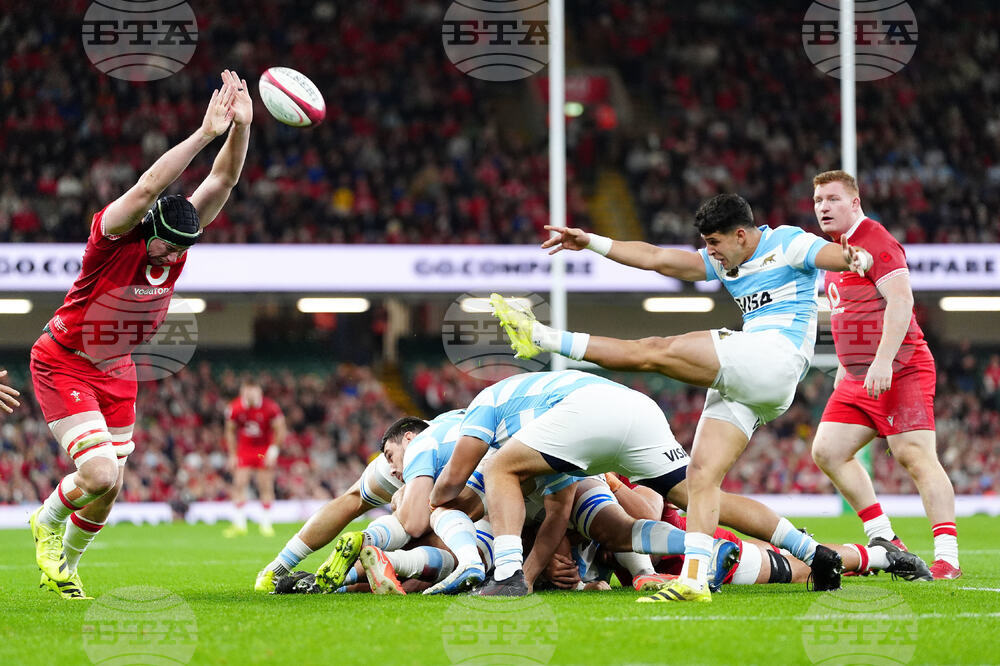 Britain Rugby Wales Argentina