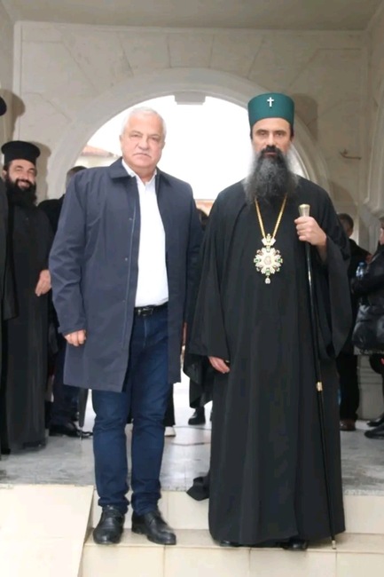 Кметът на Гоце Делчев Владимир Москов присъства на панихида по повод 12 години от кончината на Неврокопския митрополит Натанаил