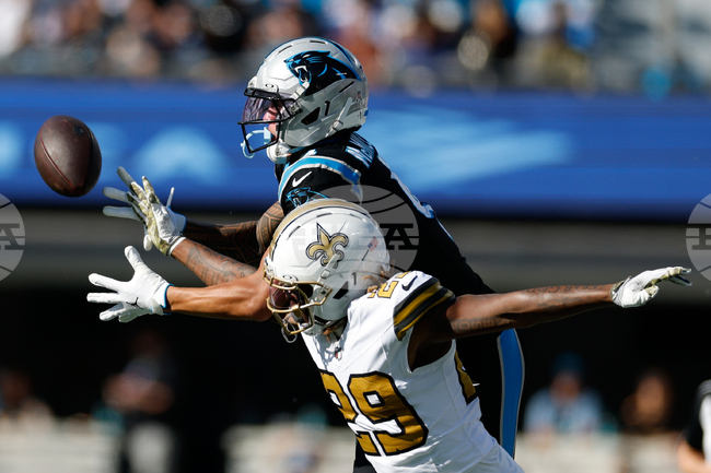 APTOPIX Saints Panthers Football