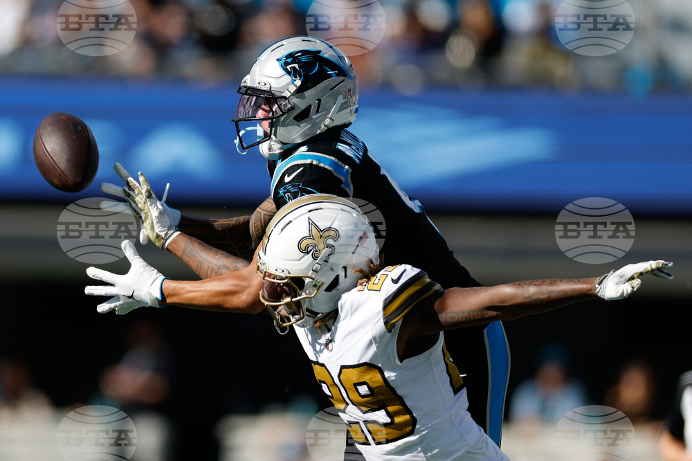 APTOPIX Saints Panthers Football