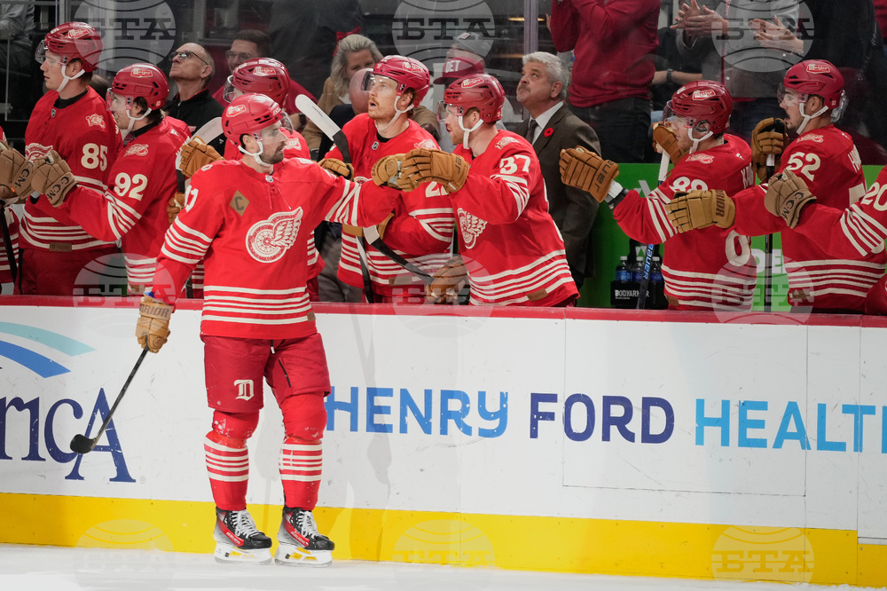 Blackhawks Red Wings Hockey