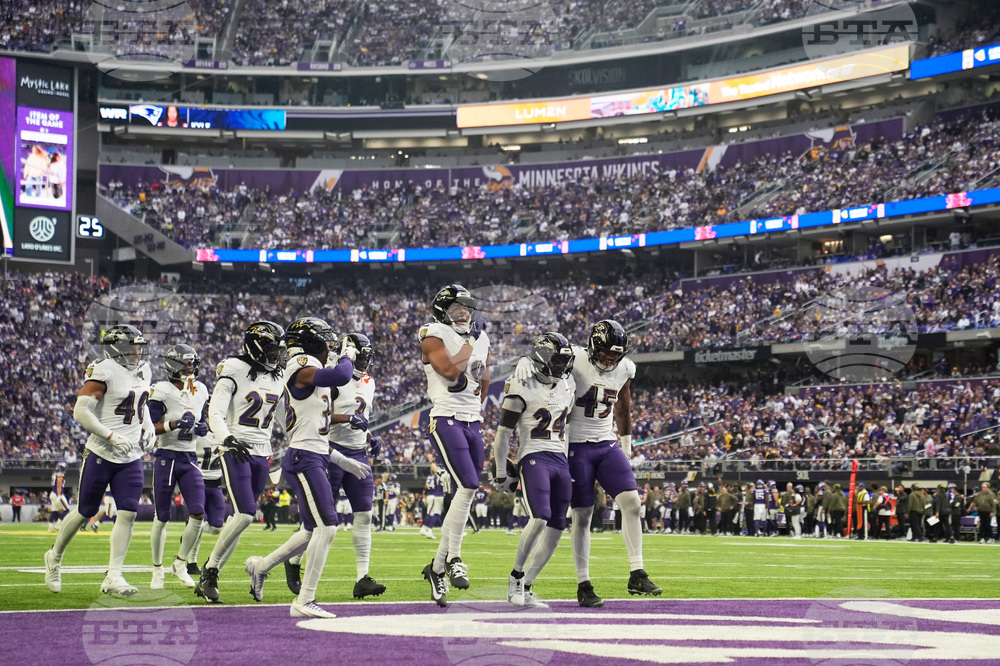 APTOPIX Ravens Vikings Football