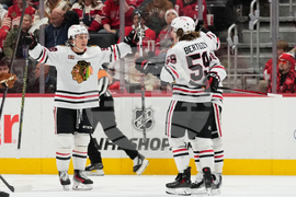 Blackhawks Red Wings Hockey