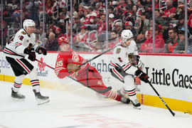 Blackhawks Red Wings Hockey
