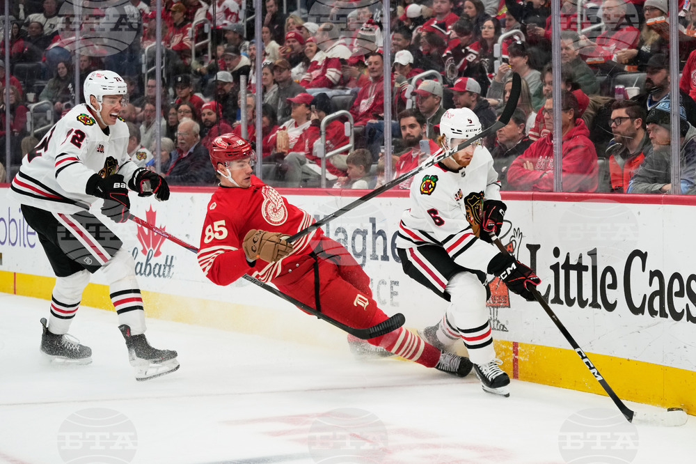 Blackhawks Red Wings Hockey