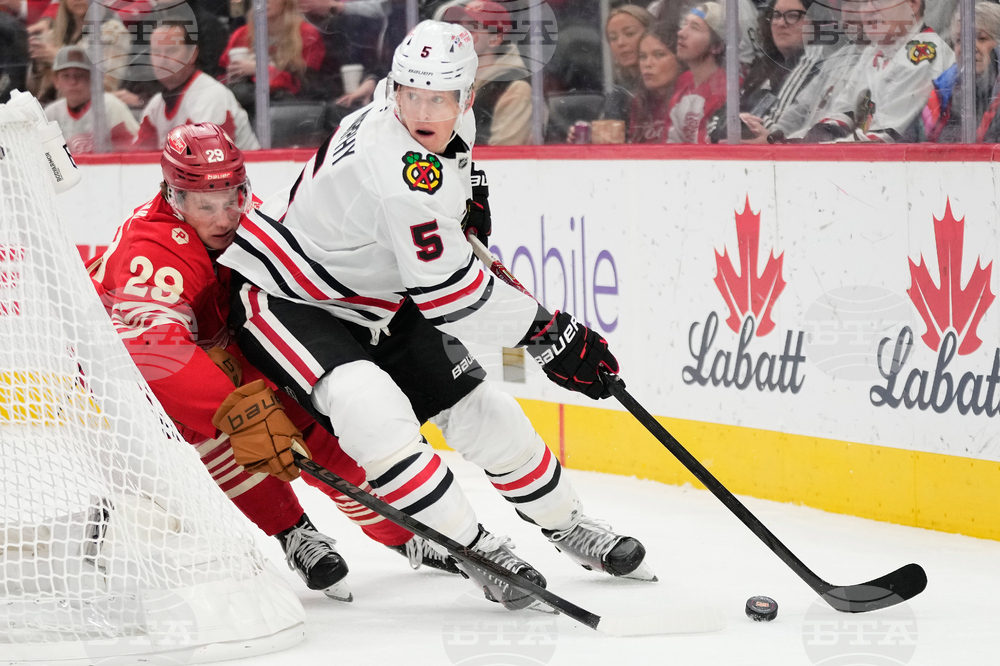 Blackhawks Red Wings Hockey