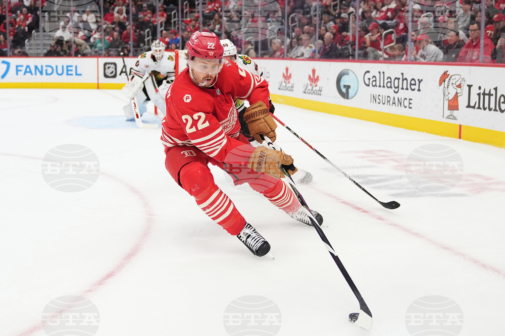 Blackhawks Red Wings Hockey