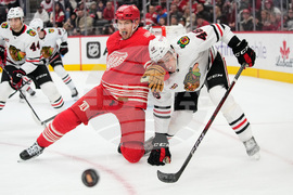 Blackhawks Red Wings Hockey