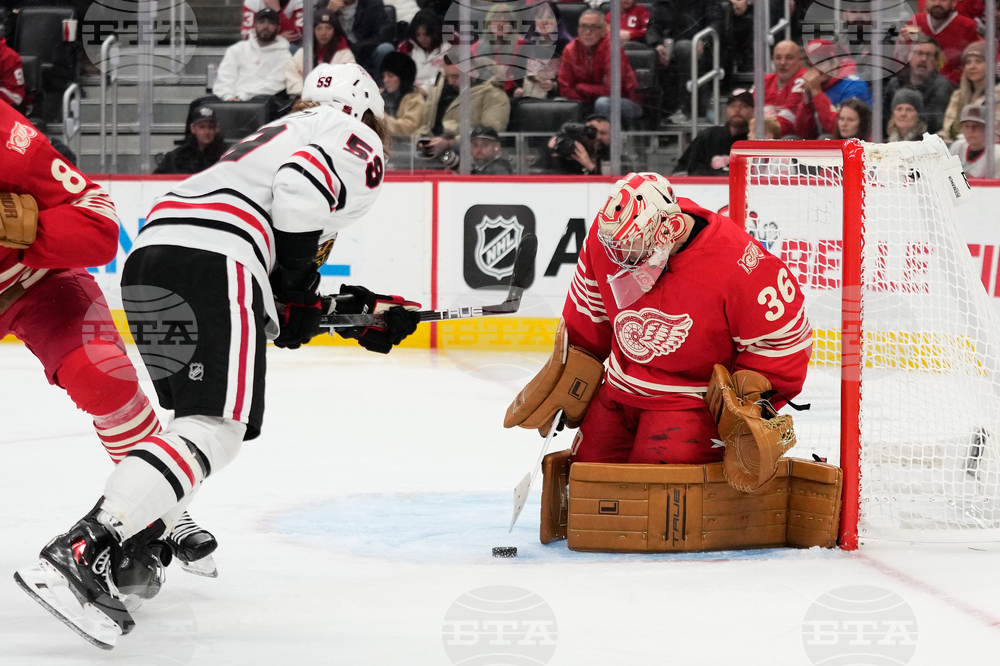 Blackhawks Red Wings Hockey