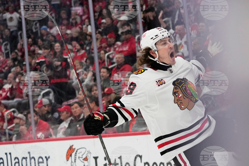 Blackhawks Red Wings Hockey