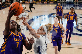 APTOPIX LSU Georgia Southern Basketball