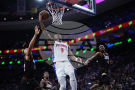 Pistons 76ers Basketball