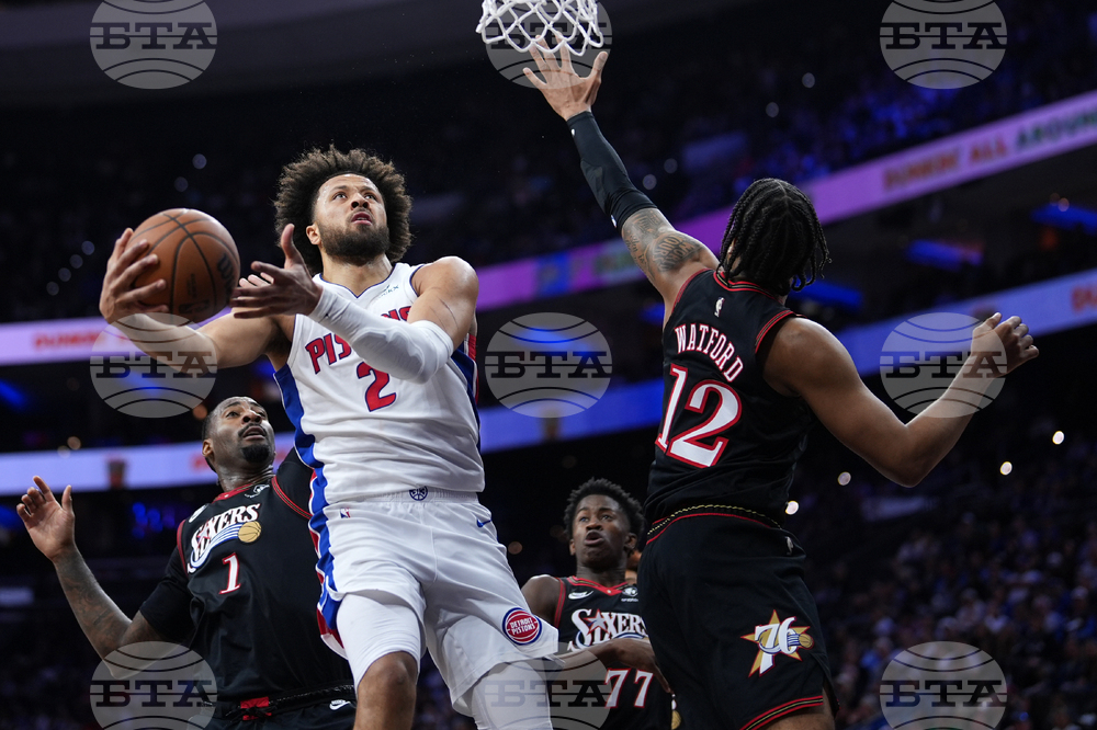 Pistons 76ers Basketball