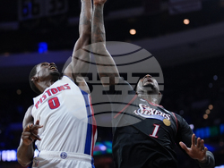Pistons 76ers Basketball