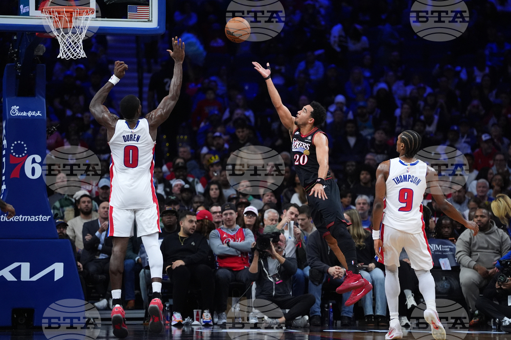 Pistons 76ers Basketball