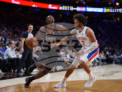 Pistons 76ers Basketball