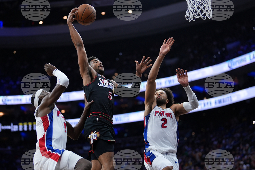 Pistons 76ers Basketball