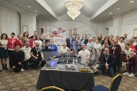 Български фолклорни състави в чужбина - среща