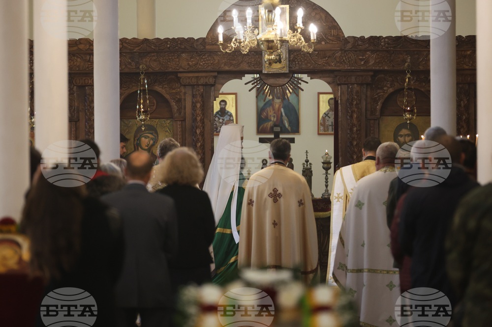 Военна академия - патриарх Даниил - литургия