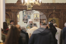 Военна академия - патриарх Даниил - литургия