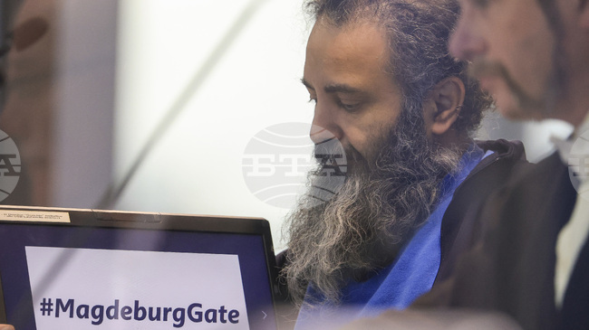 Подсъдимият за атаката срещу коледния базар в Магдебург миналата година заяви, че започва гладна стачка 