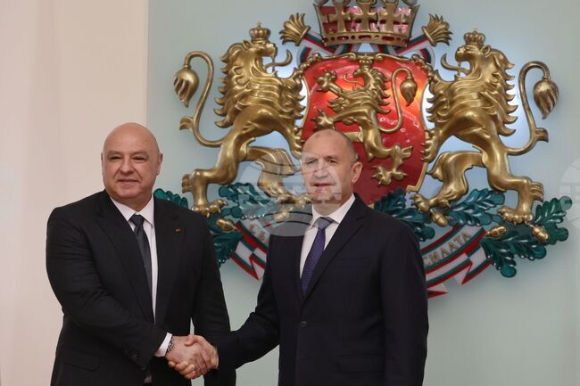 Започна срещата между президентите на България и Ливан Румен Радев и Жозеф Аун