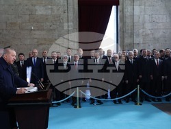 Турция - Анкара - Мавзолей на Ататюрк - Реджеп Ердоган