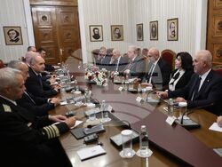 Румен Радев - Жозеф Аун - пленарни разговори