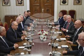Румен Радев - Жозеф Аун - пленарни разговори