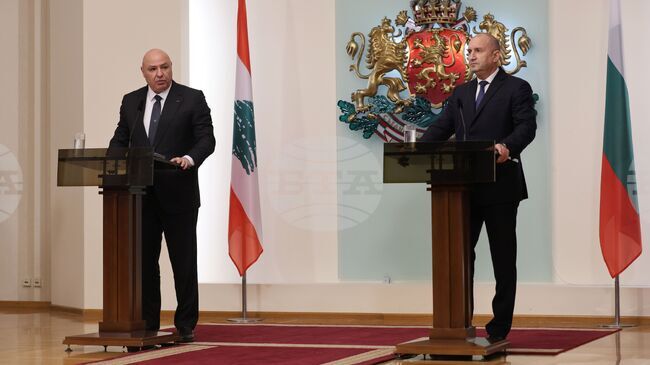 Bulgarian, Lebanese Presidents Pledge to Deepen Cooperation During Official Talks in Sofia