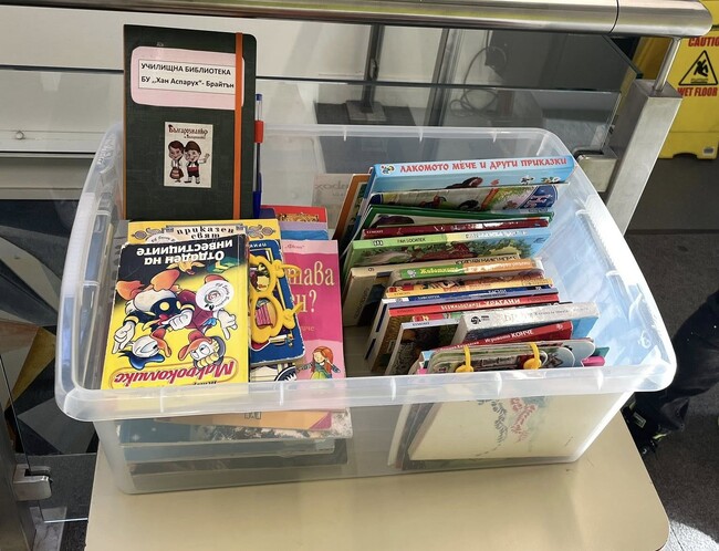 Подвижна библиотека организират в Българското училище „Хан Аспарух“ в Брайтън, Англия