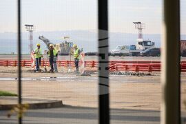 Бургас - летище - ремонт на писта