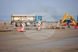 Бургас - летище - ремонт на писта