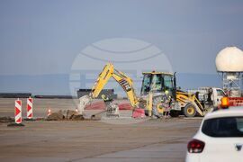 Бургас - летище - ремонт на писта