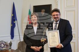 Българска академия на науките - Кирил Вълчев - отличие „За правилна и богата българска реч в журналистиката“