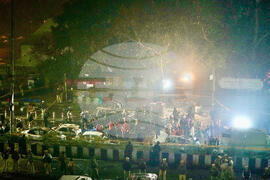 APTOPIX India Car Blast