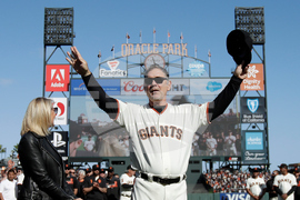 Giants Bochy Returns Baseball