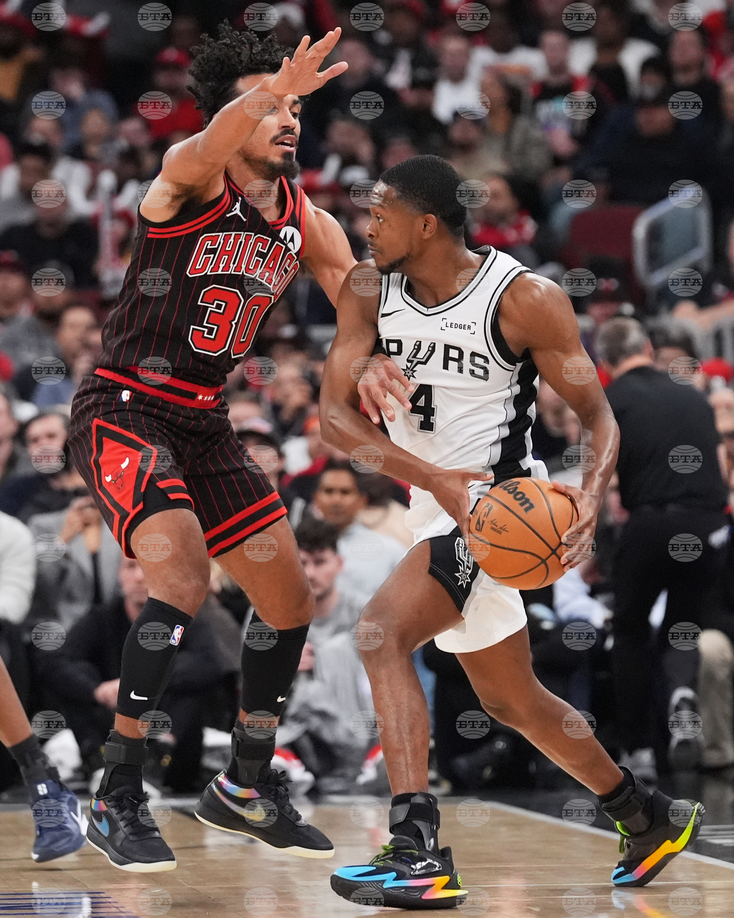 Spurs Bulls Basketball